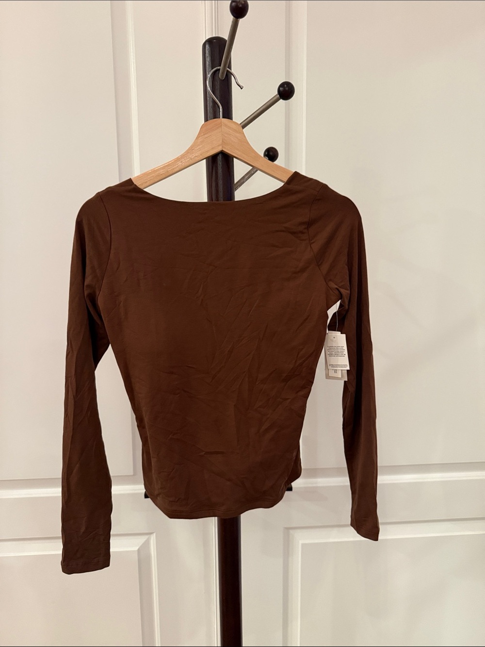 Abercrombie & Fitch Brown Long-Sleeve Tee